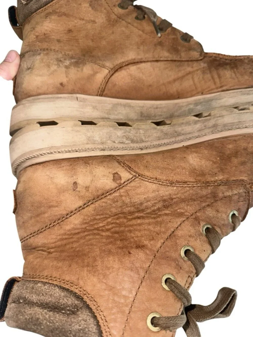 Sorel Madson II Moc Toe Ankle Boots Brown Leather Waterproof Chukka Men’s 9